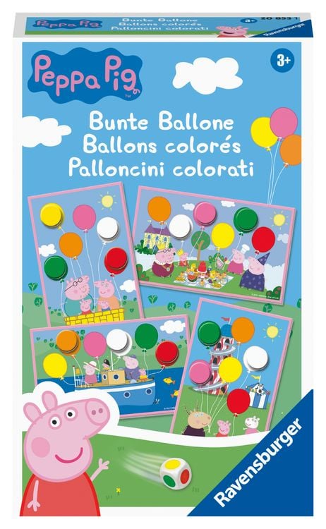 Produktbild: Peppa Pig: Bunte Ballone - Reisespiel ab 3 Jahre