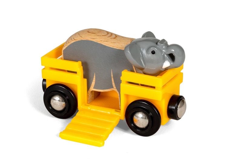 Produktbild: BRIO World - Tierwaggon Elefant