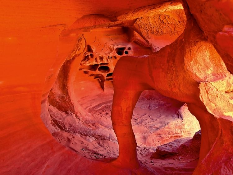 Produktbild: CALVENDO Puzzle Windstone Arch, Valley of Fire State Park, Nevada | 1000 Teile Lege-Gr&ouml;&szlig;e 64 &times; 48 cm Foto-Puzzle f&uuml;r gl&uuml;ckliche Stunden