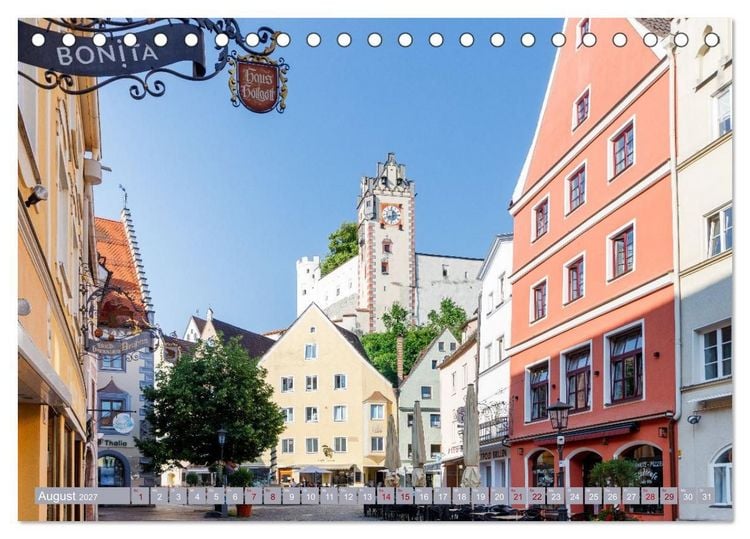 Produktbild: Facetten des Allg&auml;us. Landschaften und Orte zum Verlieben (Tischkalender 2027 DIN A5 quer), CALVENDO Monatskalender