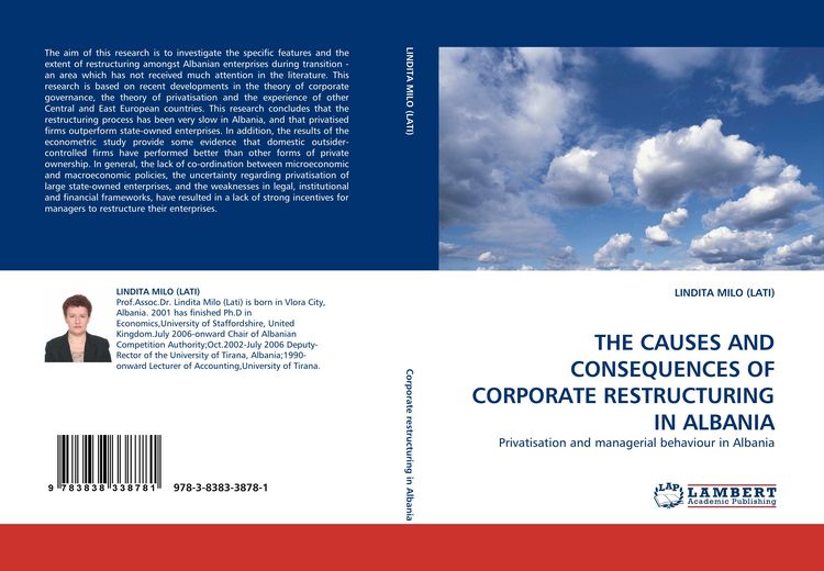 Produktbild: The Causes and Consequences Of Corporate Restructuring in Albania