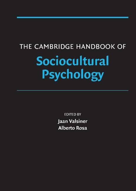 Produktbild: Cambridge Handbook of Sociocultural Psychology