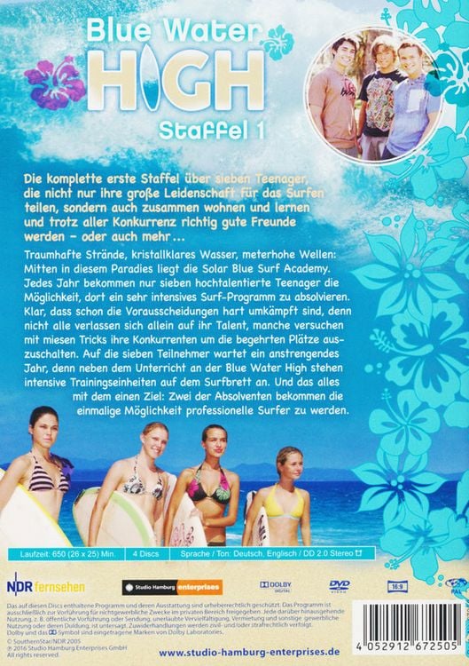 Produktbild: Blue Water High - Staffel 1 [4 DVDs]