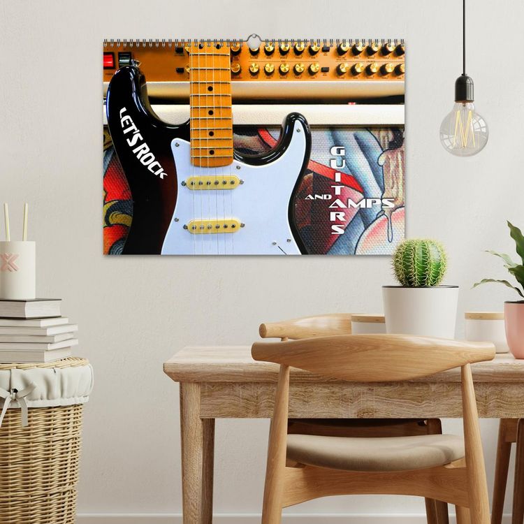 Produktbild: Guitars and Amps - Let's Rock (Wall Calendar 2026 DIN A3 landscape), CALVENDO 12 Month Wall Calendar