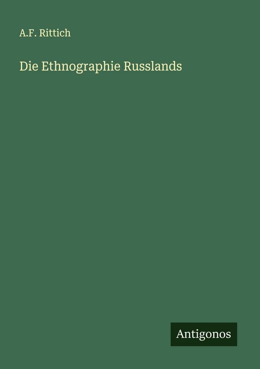 Produktbild: Die Ethnographie Russlands