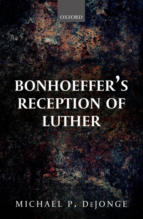 Produktbild: Bonhoeffer's Reception of Luther