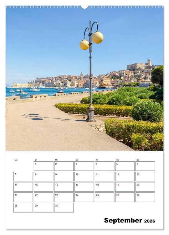 Produktbild: Gaeta Italien (hochwertiger Premium Wandkalender 2026 DIN A2 hoch), Kunstdruck in Hochglanz