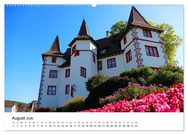Produktbild: Deutschlands Burgen - besondere Burgen und sch&ouml;ne Schl&ouml;sser (Wandkalender 2026 DIN A2 quer), CALVENDO Monatskalender