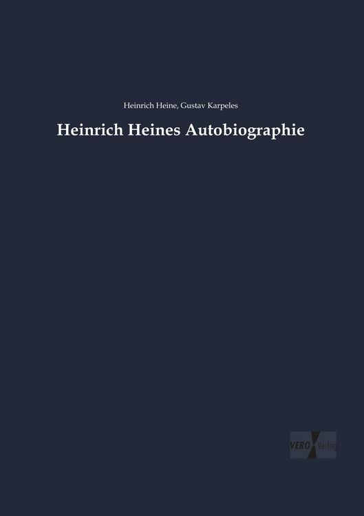 Produktbild: Heinrich Heines Autobiographie