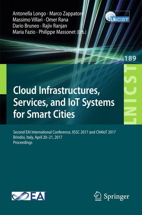 Produktbild: Cloud Infrastructures, Services, and IoT Systems for Smart Cities