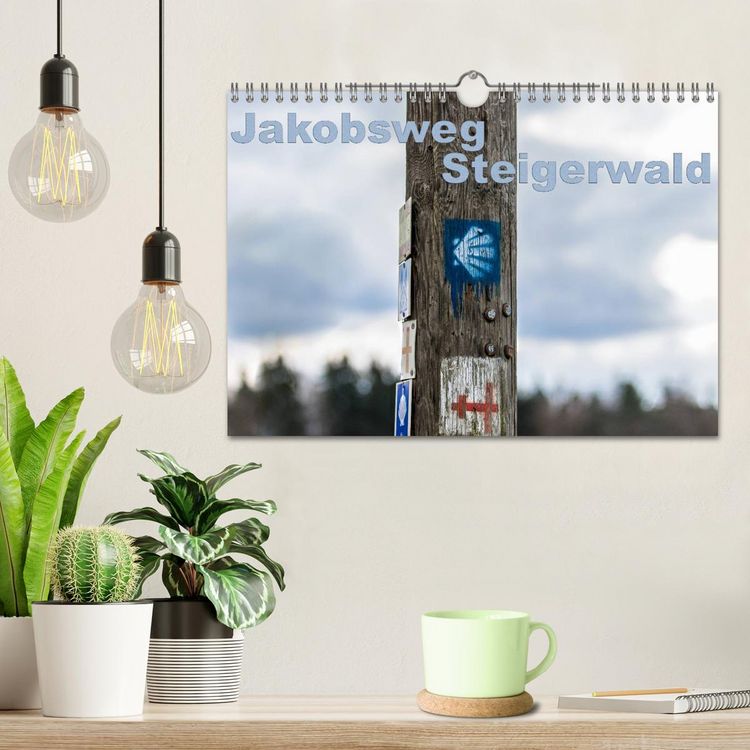 Produktbild: Jakobsweg Steigerwald (Wandkalender 2026 DIN A4 quer), CALVENDO Monatskalender