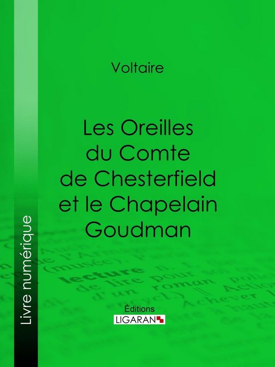 Produktbild: Les Oreilles du Comte de Chesterfield et le Chapelain Goudman
