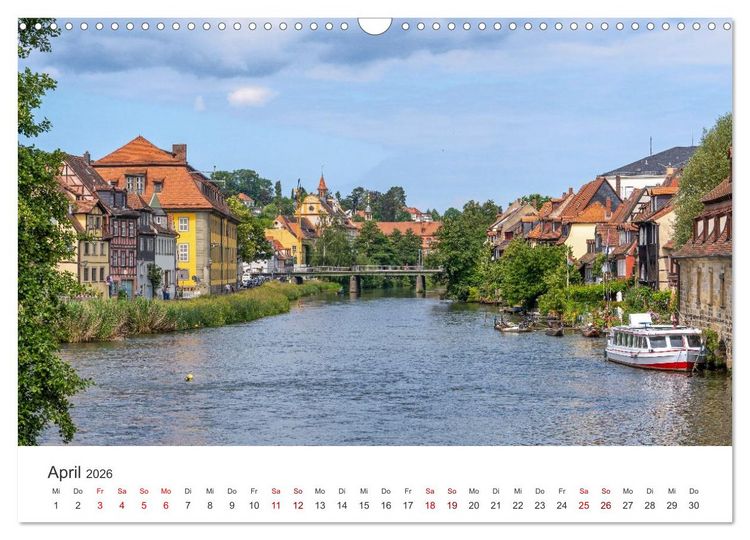 Produktbild: Franken - Malerische Orte und Landschaften (Wandkalender 2026 DIN A3 quer), CALVENDO Monatskalender