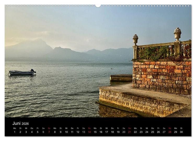 Produktbild: BENACO - Gardasee-Impressionen (hochwertiger Premium Wandkalender 2026 DIN A2 quer), Kunstdruck in Hochglanz