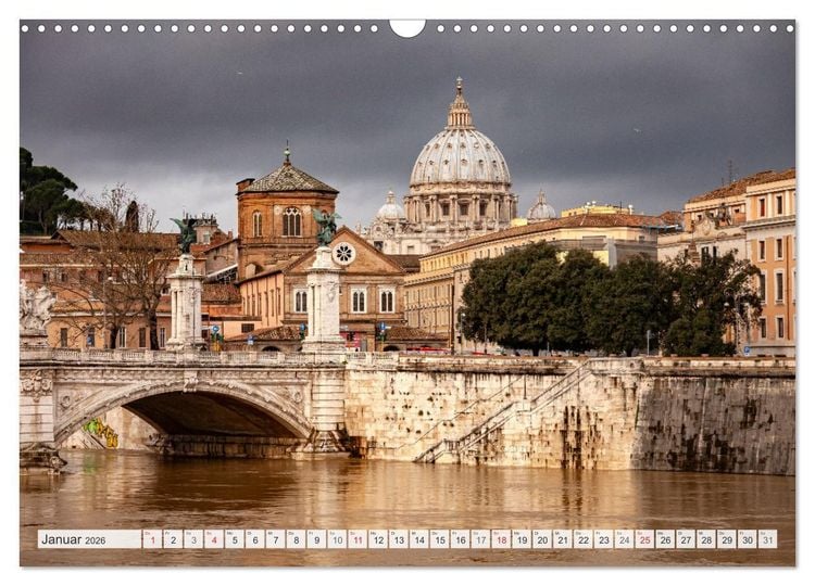 Produktbild: Italien - Rom (Wandkalender 2026 DIN A3 quer), CALVENDO Monatskalender