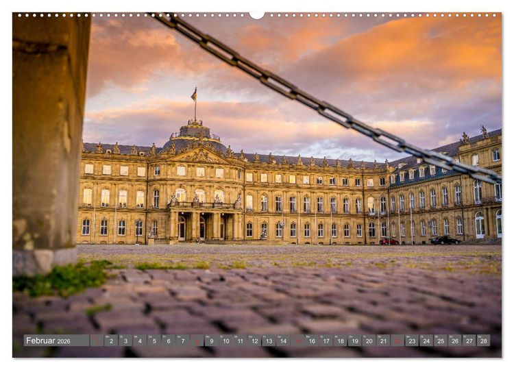 Produktbild: Historisches Stuttgart 2026 (Wandkalender 2026 DIN A2 quer), CALVENDO Monatskalender