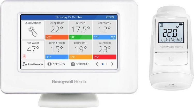 Produktbild: Honeywell Home Heizk&ouml;rperthermostat-Set Honeywell evohome EVO-APARTMENT-PLUS