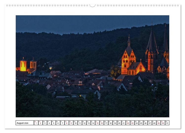 Produktbild: Marienkirche Gelnhausen (hochwertiger Premium Wandkalender 2026 DIN A2 quer), Kunstdruck in Hochglanz