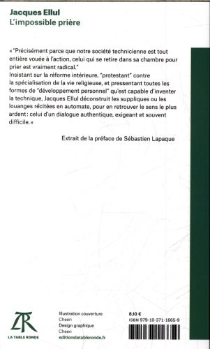 Produktbild: L'impossible pri&egrave;re