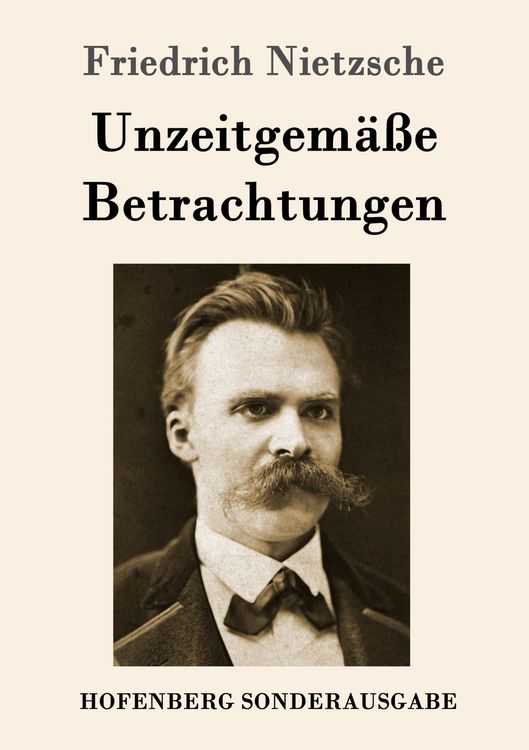 Produktbild: Unzeitgem&auml;&szlig;e Betrachtungen