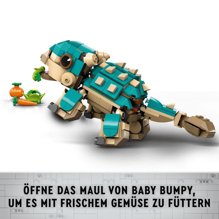 LEGO Jurassic World Baby Bumpy: Ankylosaurus Spielzeug-Dinosaurier 76962
