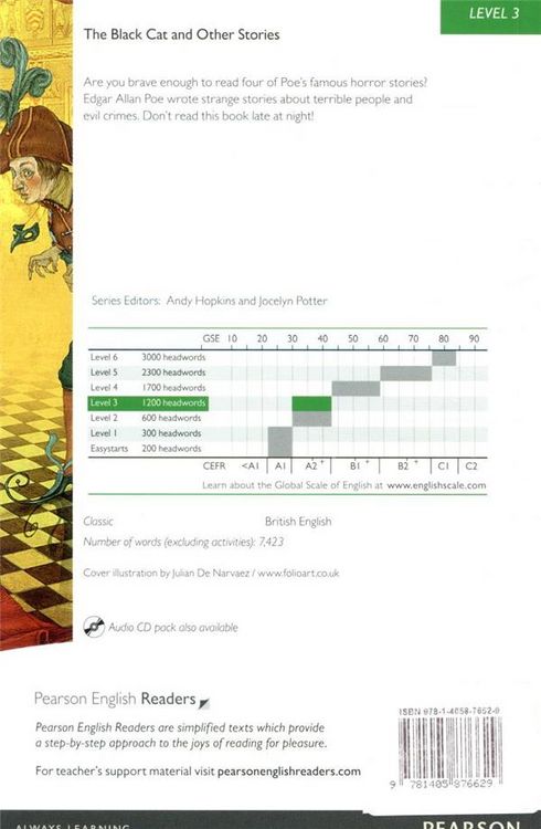 Produktbild: Poe, E: Level 3: The Black Cat and Other Stories