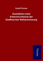 Produktbild: Grundlinien einer Erkenntnistheorie der Goetheschen Weltanschauung