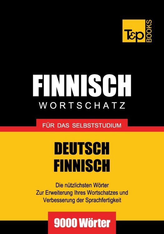 Produktbild: Wortschatz Deutsch-Finnisch f&uuml;r das Selbststudium - 9000 W&ouml;rter