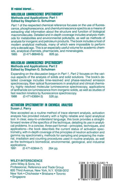 Produktbild: Molecular Luminescence Spectroscopy P3