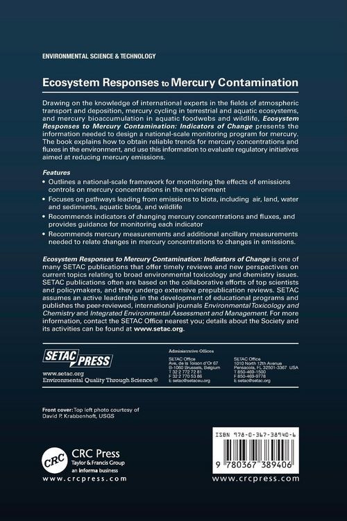 Produktbild: Ecosystem Responses to Mercury Contamination