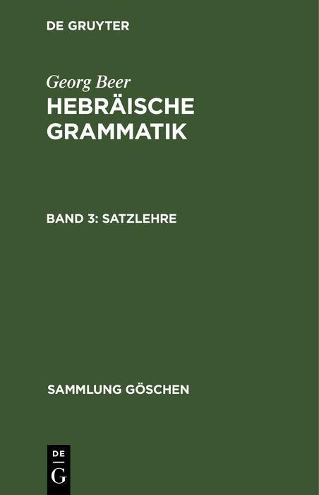 Produktbild: Satzlehre