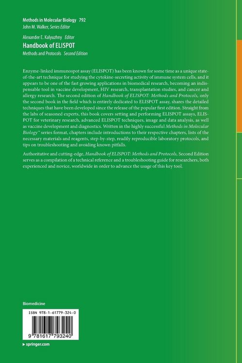 Produktbild: Handbook of ELISPOT