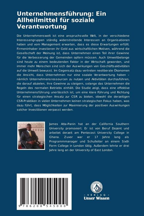 Produktbild: Unternehmensf&uuml;hrung: Ein Allheilmittel f&uuml;r soziale Verantwortung