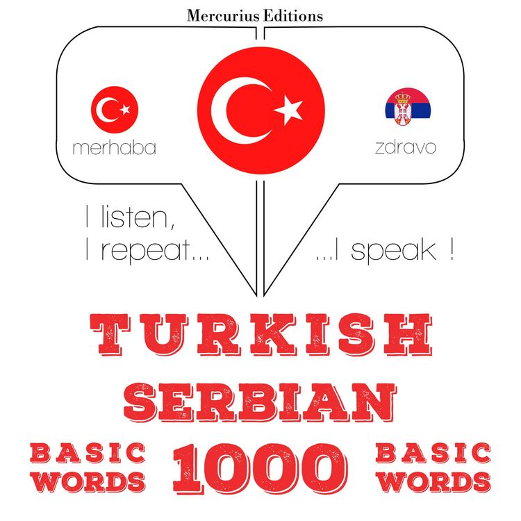 Produktbild: T&uuml;rk&ccedil;e - Sırp&ccedil;a: 1000 temel kelime