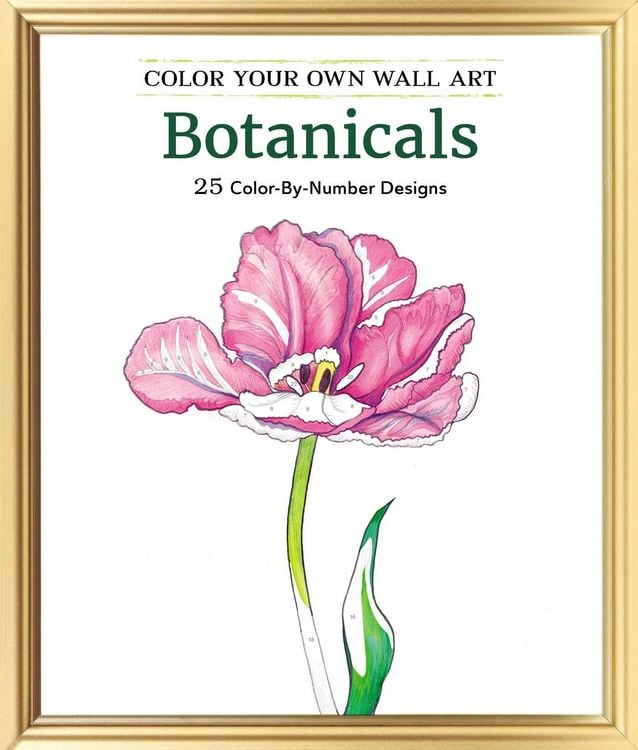 Produktbild: Adams Media: Color Your Own Wall Art Botanicals