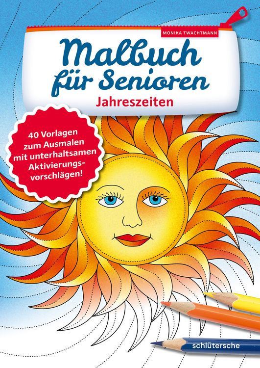 Produktbild: Malbuch f&uuml;r Senioren. Jahreszeiten