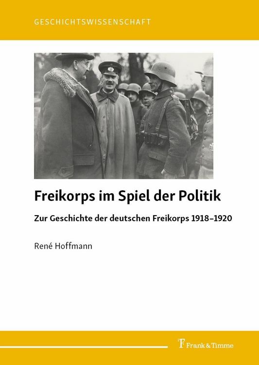Produktbild: Freikorps im Spiel der Politik