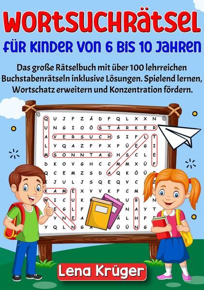 Produktbild: Wortsuchr&auml;tsel f&uuml;r Kinder von 6 bis 10 Jahren