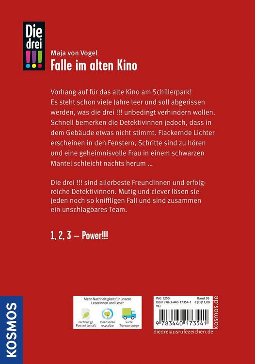 Produktbild: Die drei !!!, 95, Falle im alten Kino