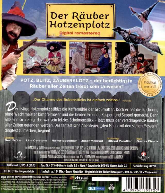 Produktbild: Der R&auml;uber Hotzenplotz - Digital remastered! (4K Ultra HD) (+ Blu-ray)