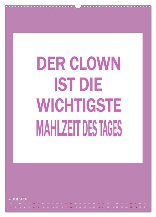 Produktbild: Memo an mich (Wandkalender 2026 DIN A2 hoch), CALVENDO Monatskalender