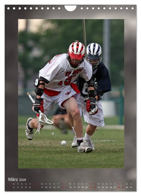 Produktbild: Teamsport - LACROSSE (Wandkalender 2026 DIN A4 hoch), CALVENDO Monatskalender
