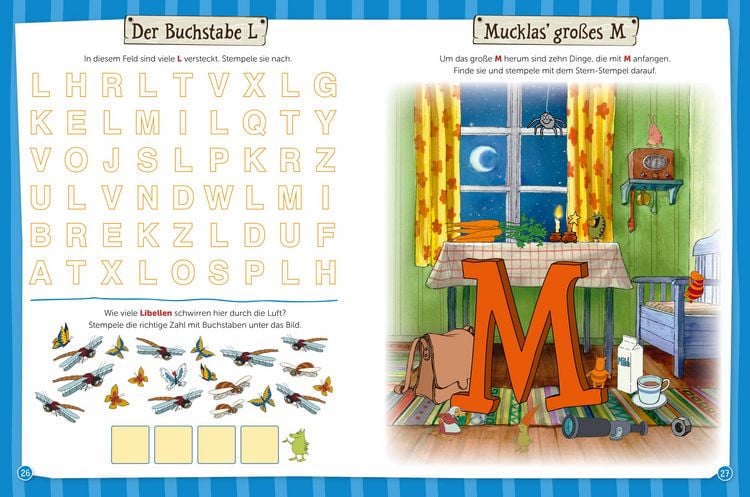 Produktbild: Pettersson und Findus: Mein gro&szlig;es ABC-Stempelbuch