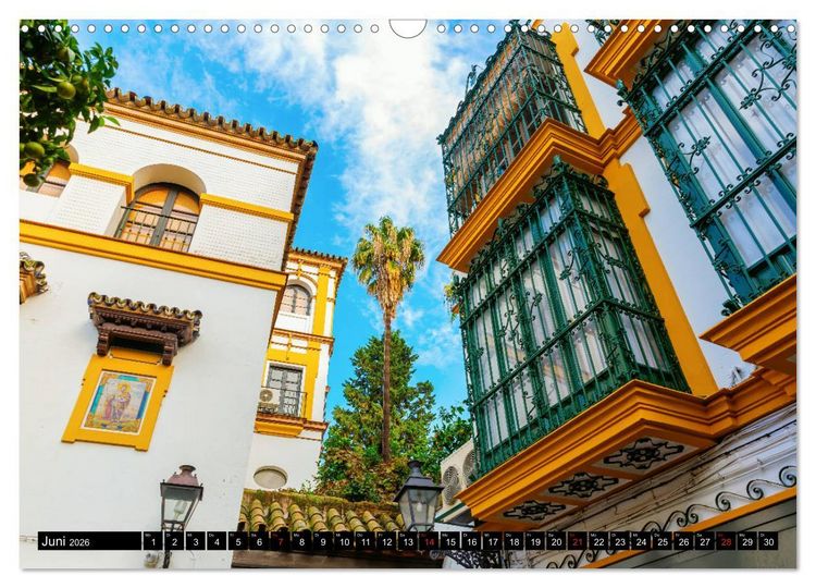 Produktbild: Sevilla - Impressionen aus dem Herzen Andalusiens (Wandkalender 2026 DIN A3 quer), CALVENDO Monatskalender