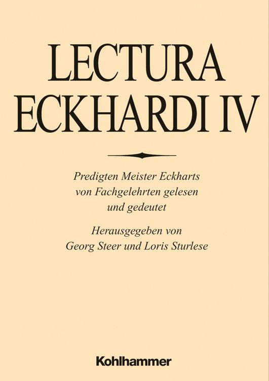 Produktbild: Lectura Eckhardi IV