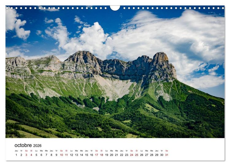 Produktbild: Les chemins du Vercors (Calendrier mural 2026 DIN A3 vertical), CALVENDO calendrier mensuel