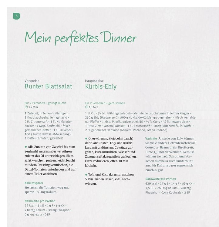 Produktbild: Köstlich essen Nierenerkrankungen