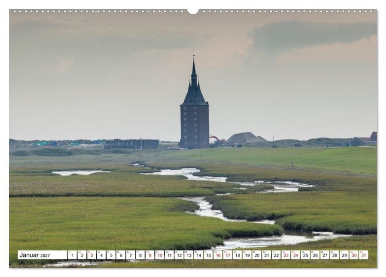 Produktbild: Wangerooge - Momente einer Reise (Wandkalender 2027 DIN A2 quer), CALVENDO Monatskalender
