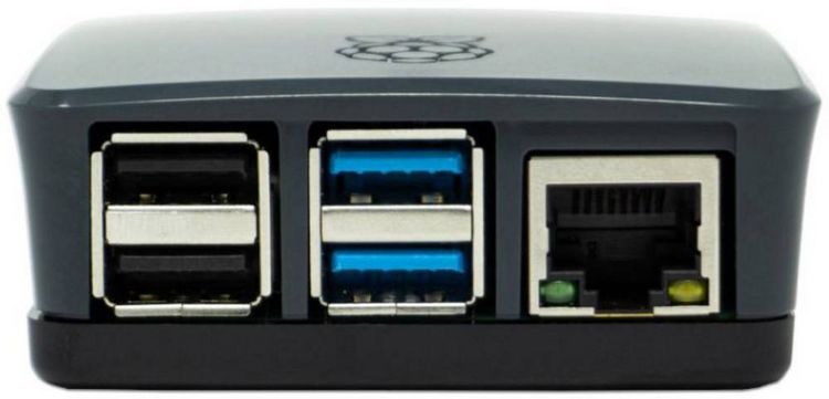 Produktbild: Raspberry Pi&reg; Raspberry Pi SBC-Geh&auml;use Geeignet f&uuml;r: Raspberry Pi&reg; 4 B Schwarz