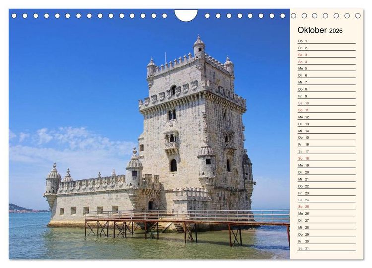Produktbild: Portugal (Wandkalender 2026 DIN A4 quer), CALVENDO Monatskalender